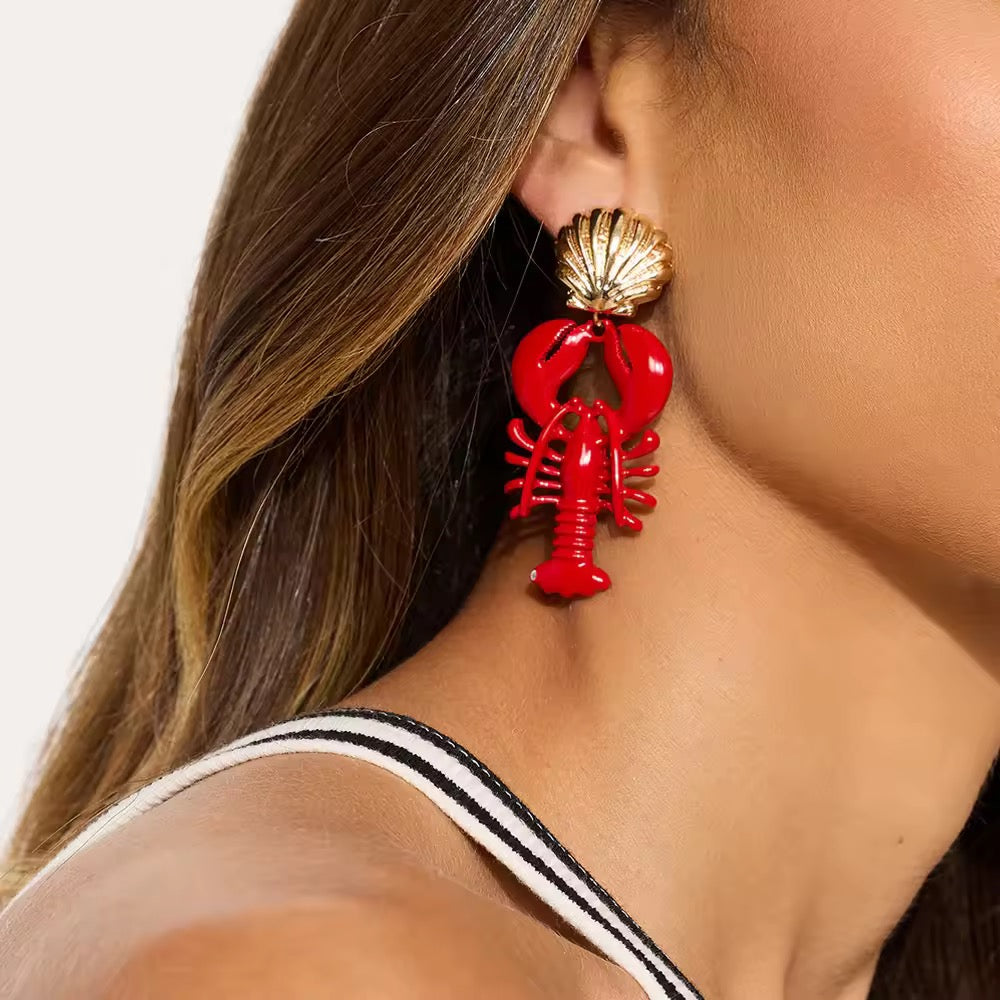 Lola Lobster Ohrringe