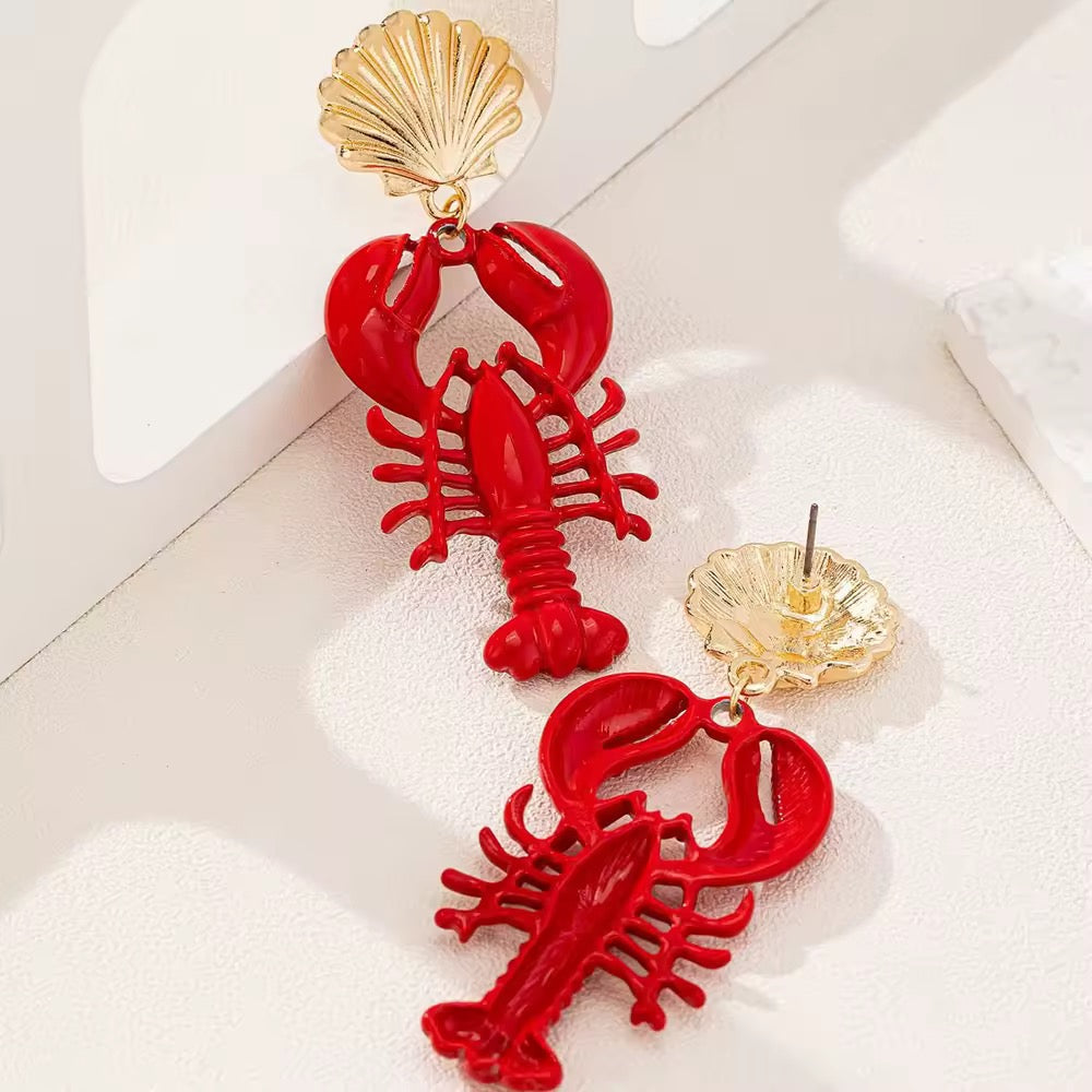 Lola Lobster Ohrringe