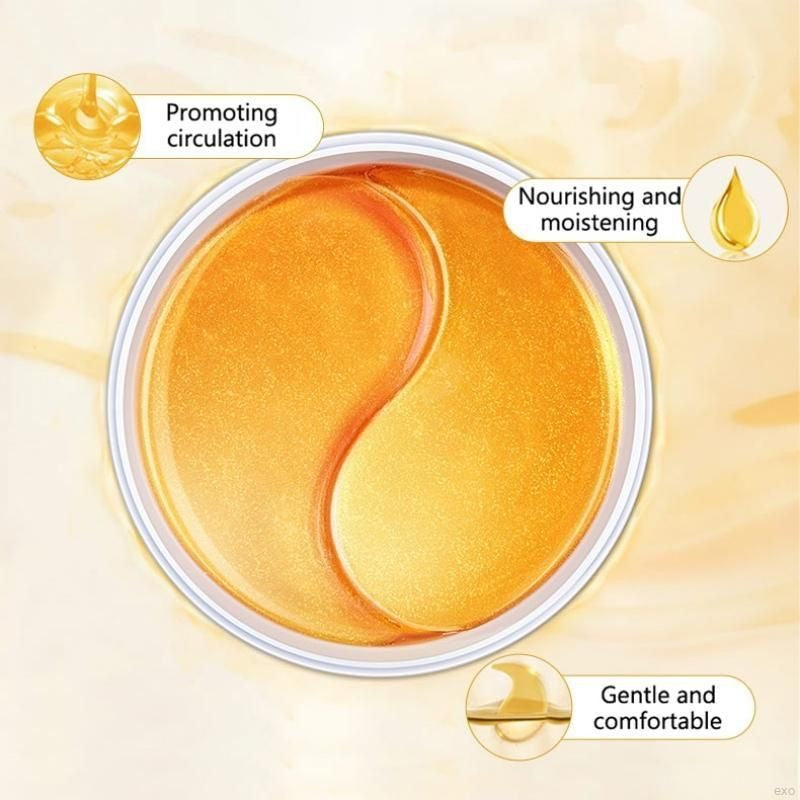 Masques pour les yeux au collagène d'escargot avec hydratation et soin à l'acide hyaluronique